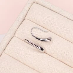 Boucles Abi 6 Boucles Abi -Majolie Abi Argent Paire