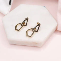 Boucles Amy 8 Boucles Amy -Majolie Amy Or paire1