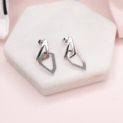 Boucles Amy 9 Boucles Amy -Majolie Amy argent Paire1