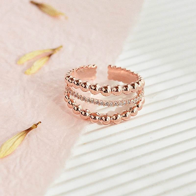 Bague Alila - Or Rose 1 Bague Alila - Or Rose