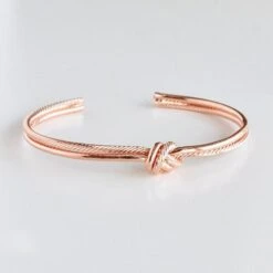 Bracelet Corde - Or Rose