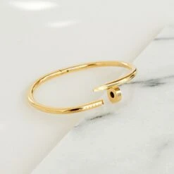 Bangle Arcane - Or 5 Bangle Arcane - Or -Majolie Bijoux Majolie Bracelet Clou Or4