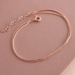 Bracelet Irina - Or Rose 9 Bracelet Irina - Or Rose -Majolie Bijoux Majolie Bracelet Irina Rose1