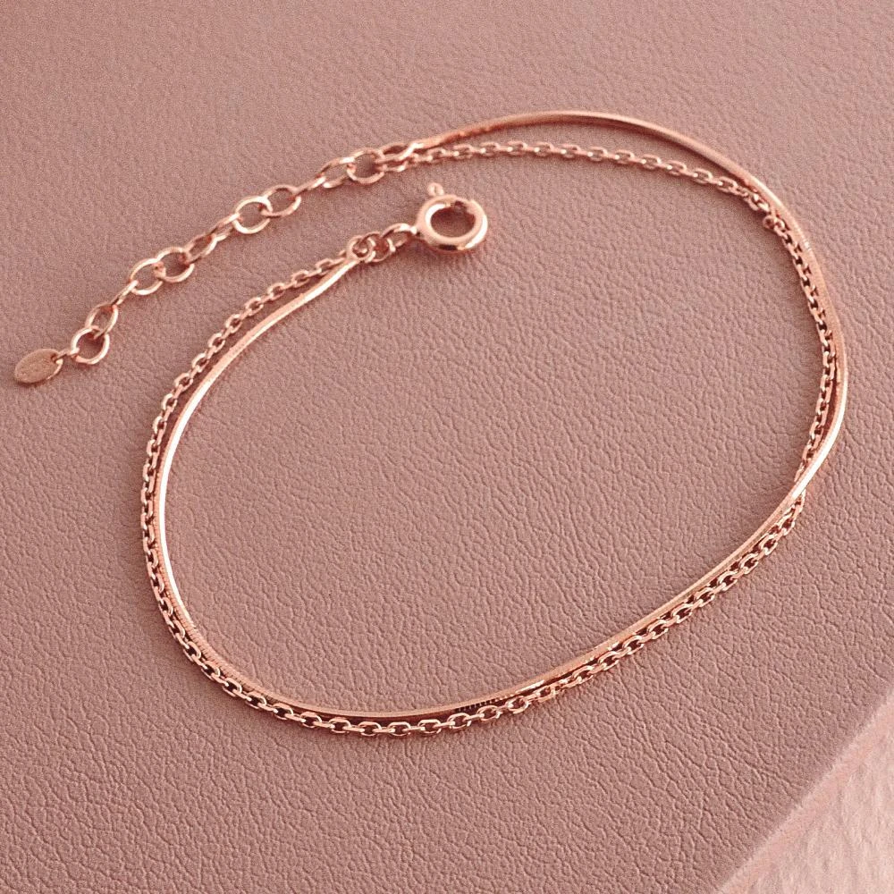 Bracelet Irina - Or Rose 5 Bracelet Irina - Or Rose – Image 5