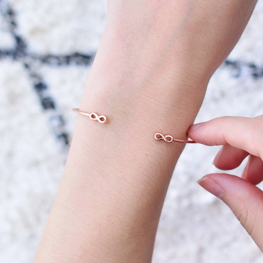 Bracelet Infini - Or Rose 18K 2 Bracelet Infini - Or Rose 18K – Image 2