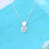 Collier Pineapple - Argent