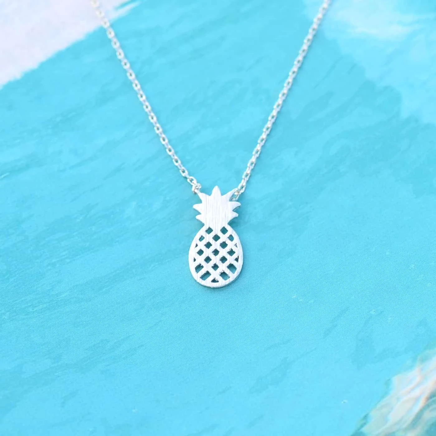 Collier Pineapple - Argent 1 Collier Pineapple - Argent