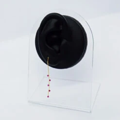 Boucles Tombantes Lilja 9 Boucles Tombantes Lilja -Majolie Boucles Lilja Portee Rose