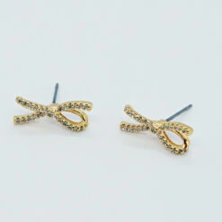 Puces Ribbon 12 Puces Ribbon -Majolie Boucles Ribbon Or