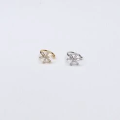 Earcuff Charline 9 Earcuff Charline -Majolie Charline Or Argent