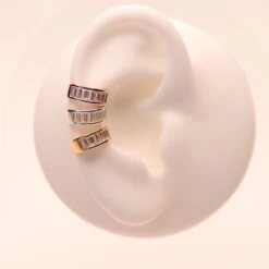 Earcuff Clem 8 Earcuff Clem -Majolie Clem Or Or Rose Argent1