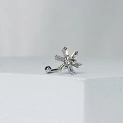 Earcuff Charline 8 Earcuff Charline -Majolie Earcuff Charline Argent Majolie