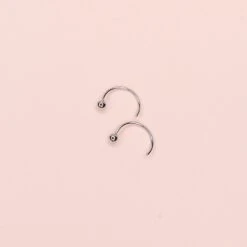 Boucle Iris 19 Boucle Iris -Majolie Iris Paire Argent