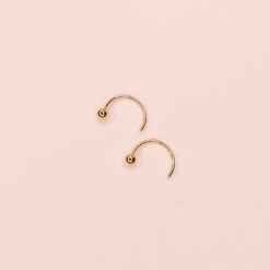 Boucle Iris 13 Boucle Iris -Majolie Iris Paire Or