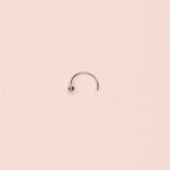 Boucle Iris 16 Boucle Iris -Majolie Iris Unite Argent