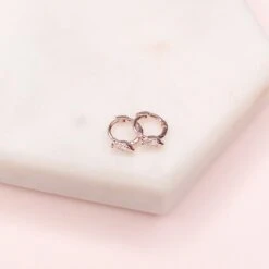 Mini Créole Jia 17 Mini Créole Jia -Majolie Jia Or Rose Paire