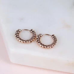 Mini Créole Kaha -Majolie Kaha or Rose Paire