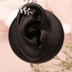 Earcuff Kasa -Majolie Kasa Silicone Argent