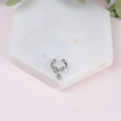 Earcuff Kika 6 Earcuff Kika -Majolie Kika Argent