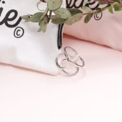 Bague Louise 15 Bague Louise -Majolie Louise Argent1