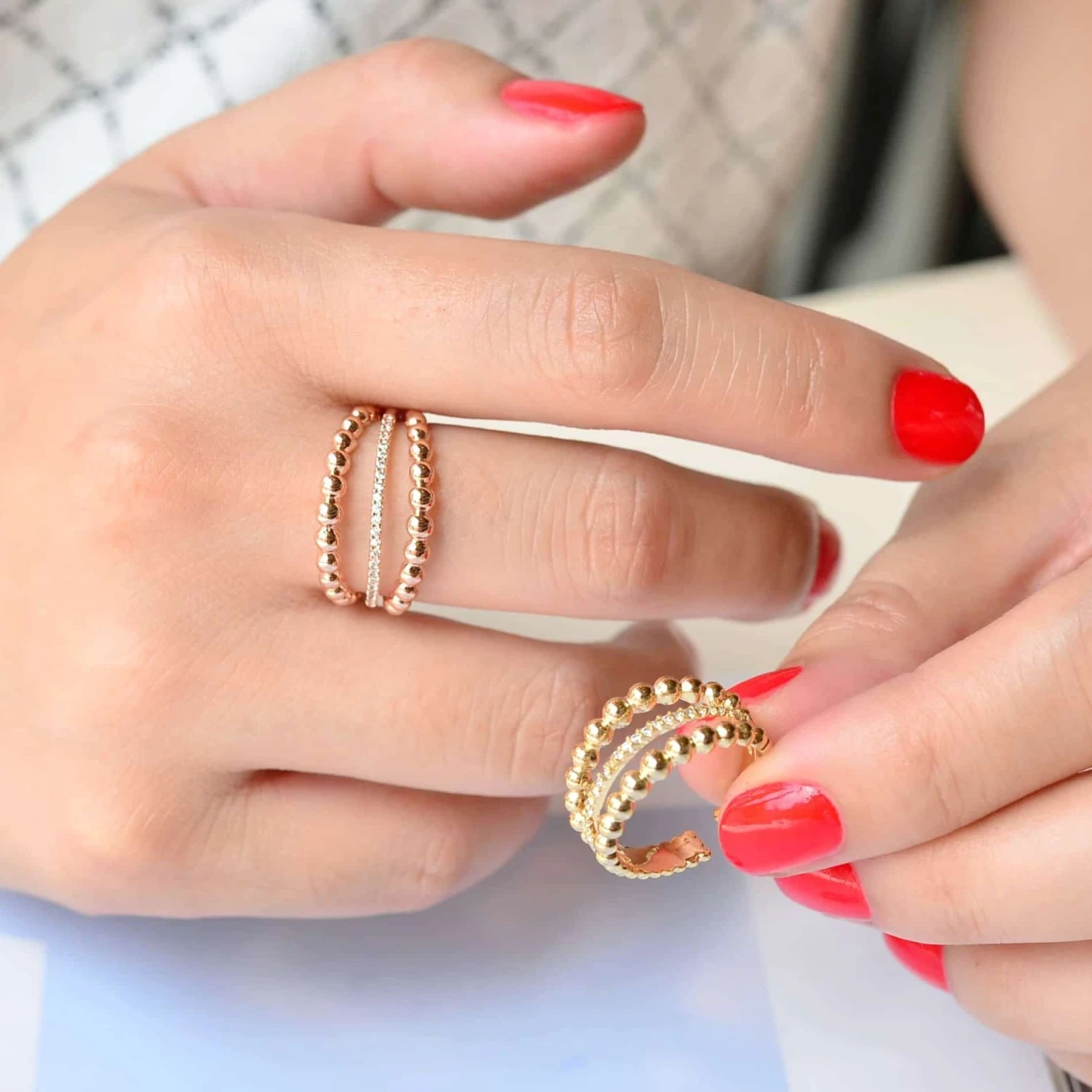 Bague Alila - Or Rose 2 Bague Alila - Or Rose – Image 2