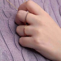 Bague Debbie 12 Bague Debbie -Majolie Majolie Bijoux Bague Debbie Mauve 6