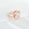 Bague Ova - Argent 925 - Or Rose