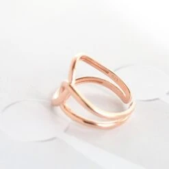 Bague Ova - Argent 925 - Or Rose -Majolie Majolie Bijoux Bague Ova Rose 5