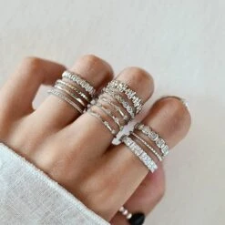 Bague Ratya 12 Bague Ratya -Majolie Majolie Bijoux Bagues Accumulations Argent 23