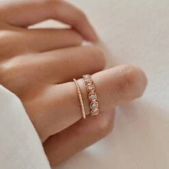 Bague Nita 11 Bague Nita -Majolie Majolie Bijoux Bagues Accumulations Or Rose 10 7b3824c1 ca83 4b67 8fc9 8a7be2d023a5