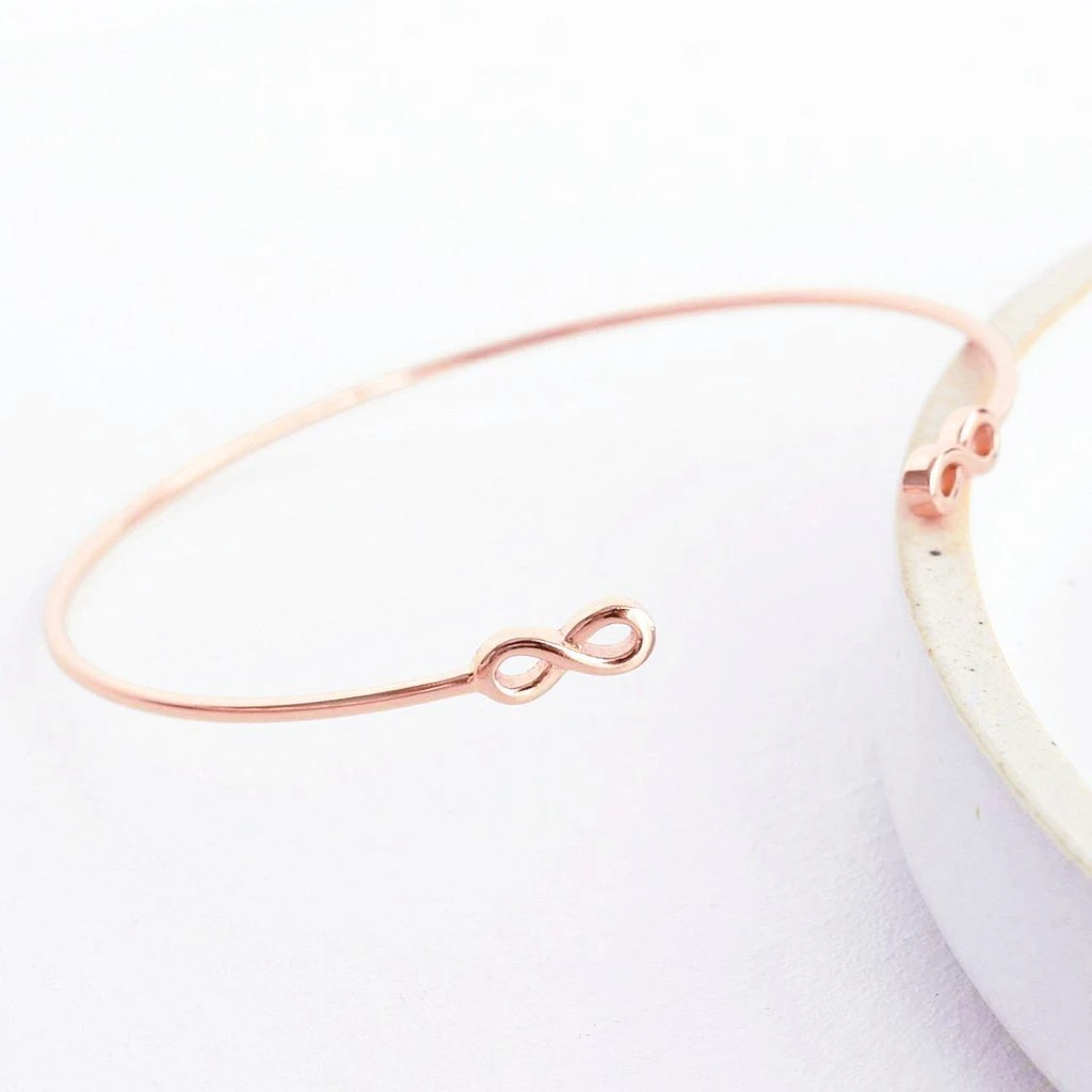 Bracelet Infini - Or Rose 18K 3 Bracelet Infini - Or Rose 18K – Image 3