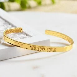 Bangle Meilleure Copine - Plaqué Or 18K