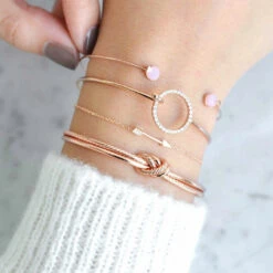 Bracelet Corde - Or Rose -Majolie Majolie Bijoux Bracelet Ivy Or Rose3 1024x1024 2ed5e042 a391 4068 a21e fc65ce337708