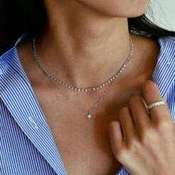 Collier Starya - Argent 3 Collier Starya - Argent -Majolie Majolie Bijoux Collier Argent 3