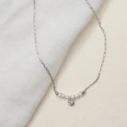 Hanna 7 Hanna -Majolie Majolie Bijoux Collier Hanna Argent