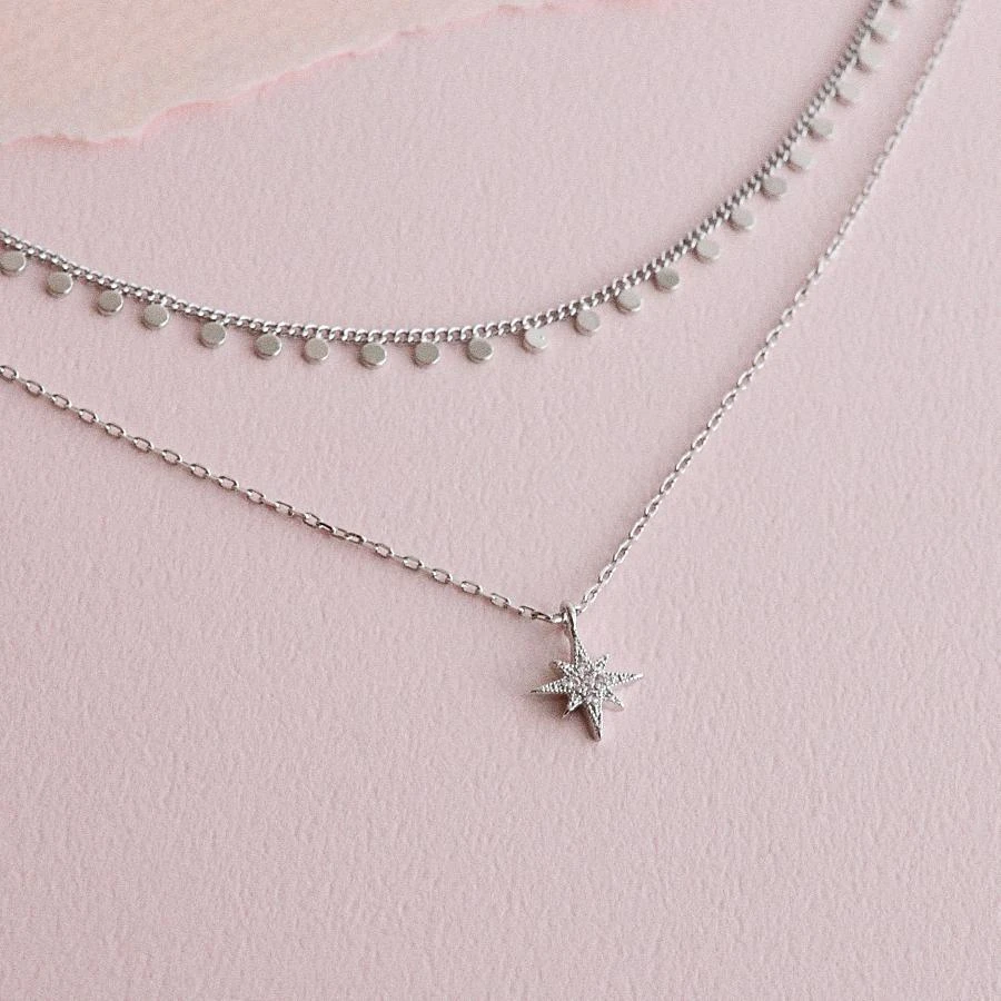 Collier Starya - Argent 1 Collier Starya - Argent