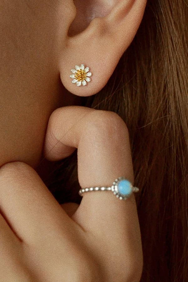 Boucles Marguerite 4 Boucles Marguerite – Image 4