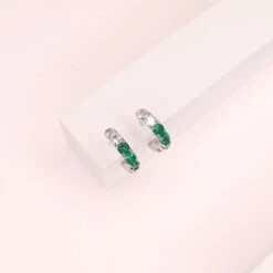 Mini Créole Aline 7 Mini Créole Aline -Majolie Majolie Bijoux MiniCreole Alineargent1