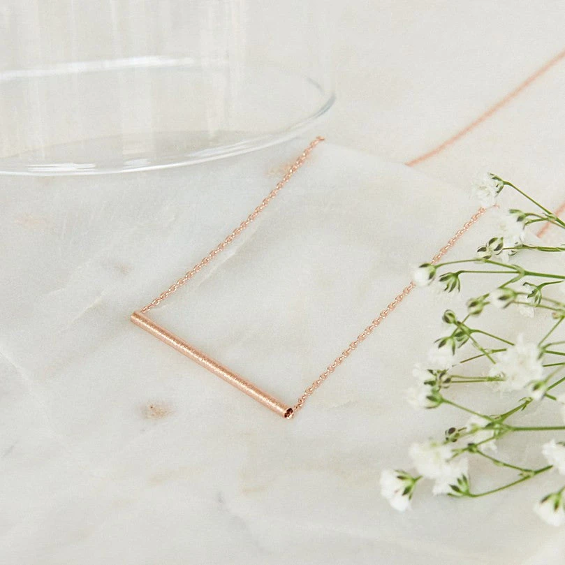 Collier Pippa - Or Rose 1 Collier Pippa - Or Rose