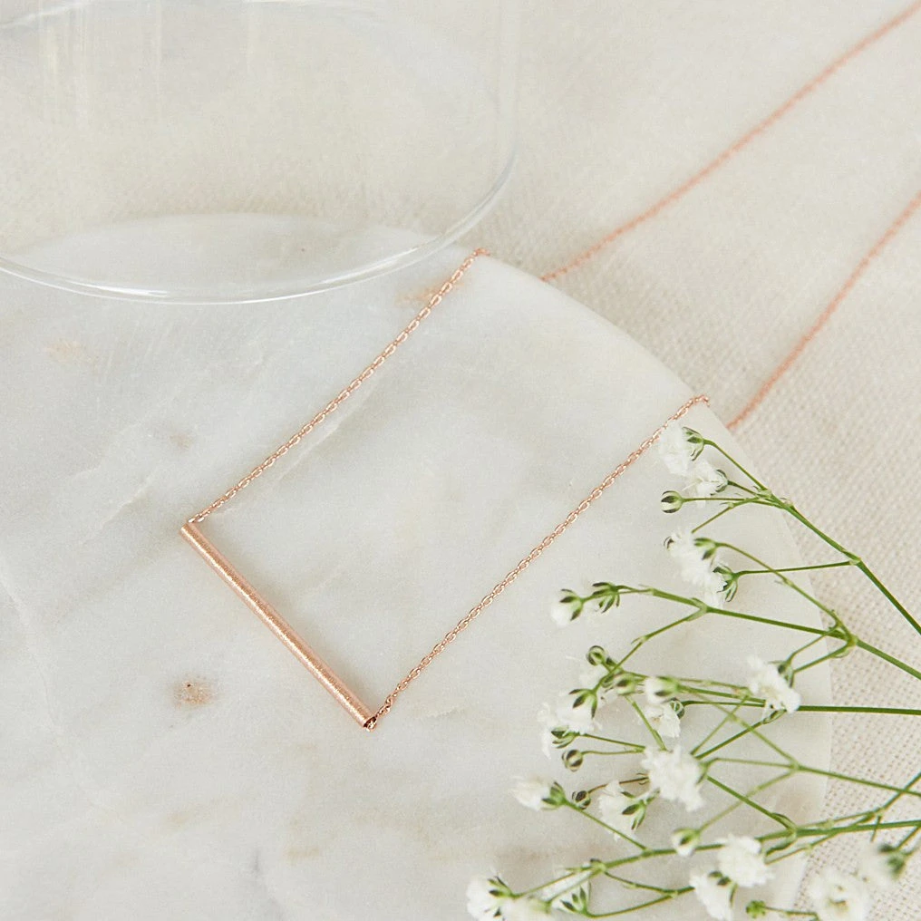 Collier Pippa - Or Rose 2 Collier Pippa - Or Rose – Image 2