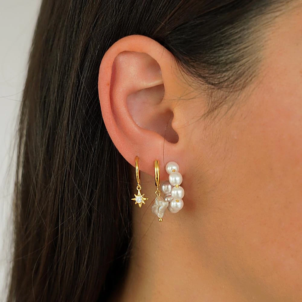 Mini Créoles Stella 3 Mini Créoles Stella – Image 3