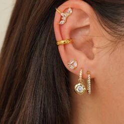 Mini Créoles Joanna 12 Mini Créoles Joanna -Majolie Majolie Bijoux d Oreilles 8