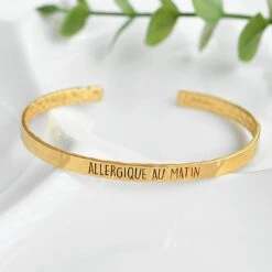 Bangle Allergique Au Matin - Or