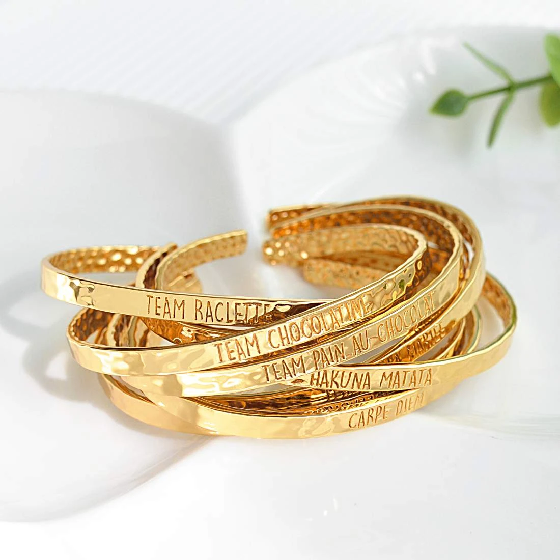 Bangle Team Pain Au Chocolat - Or 2 Bangle Team Pain Au Chocolat - Or – Image 2