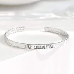 Bangle Chocolatine - Plaqué Rhodium