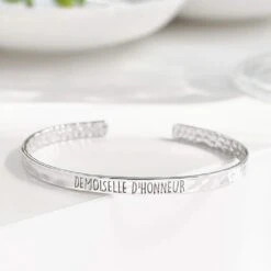 Bangle Demoiselle D'Honneur - Plaqué Rhodium