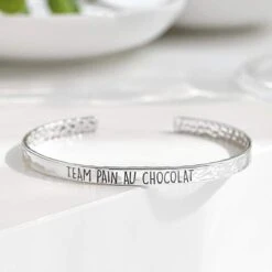 Bangle Team Pain Au Chocolat - Argent
