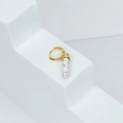 Mini Créole Luca 22 Mini Créole Luca -Majolie Mini Creole Luca Blanche merci majolie Bijoux