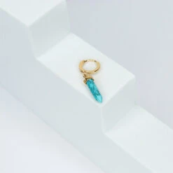 Mini Créole Luca 23 Mini Créole Luca -Majolie Mini Creole Luca turquoise merci majolie bijoux