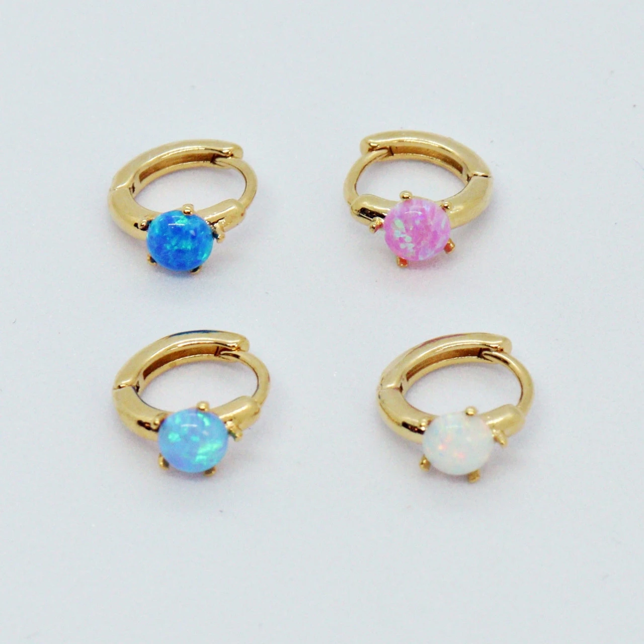 Mini Créoles Opal 1 Mini Créoles Opal